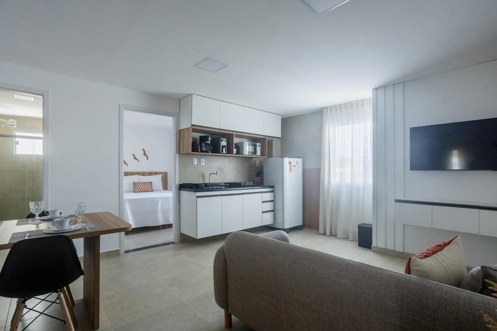 Visão ampla do Apartamento Duplo